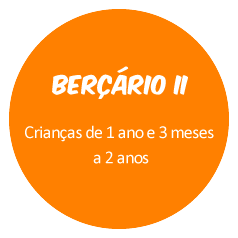 Berçário II - Bebês de 2 meses a 1 ano e 3 meses
